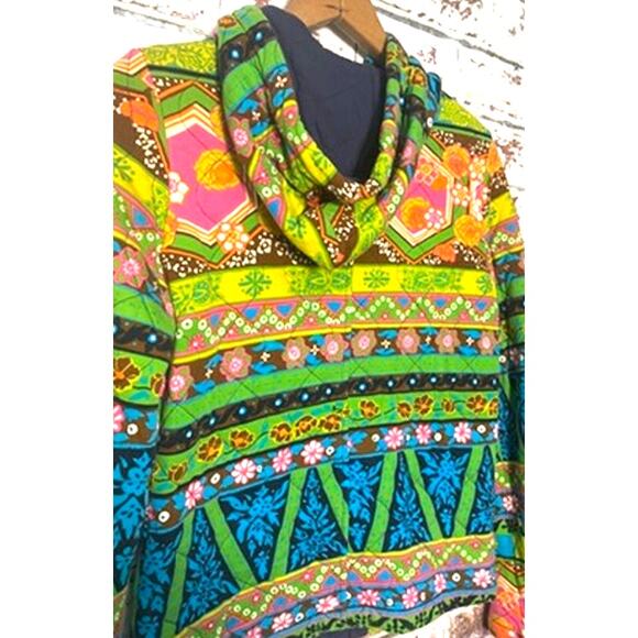 Anthropologie Allihop RARE 2007 Dragon Boat Quilted Pure Cotton Sweater Jacket - Picture 9 of 9